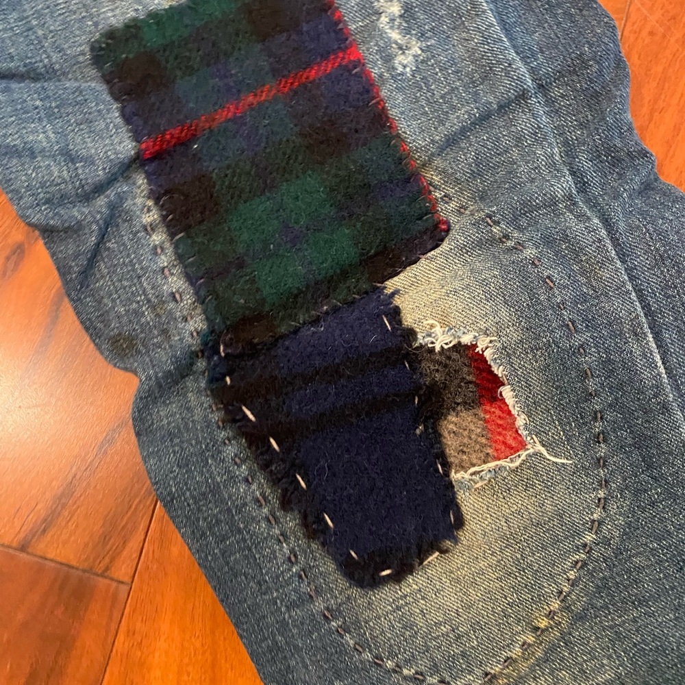 RALPH LAUREN PATCHWORK JEANS - Picture 5 of 16